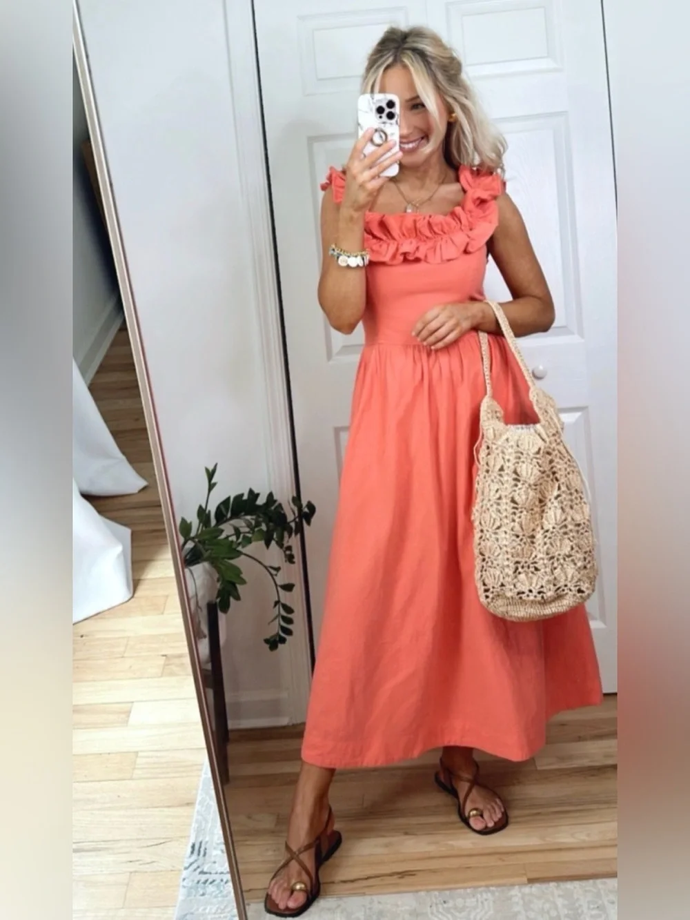 Free People ‘Ruffle It Up’ Midi Dress